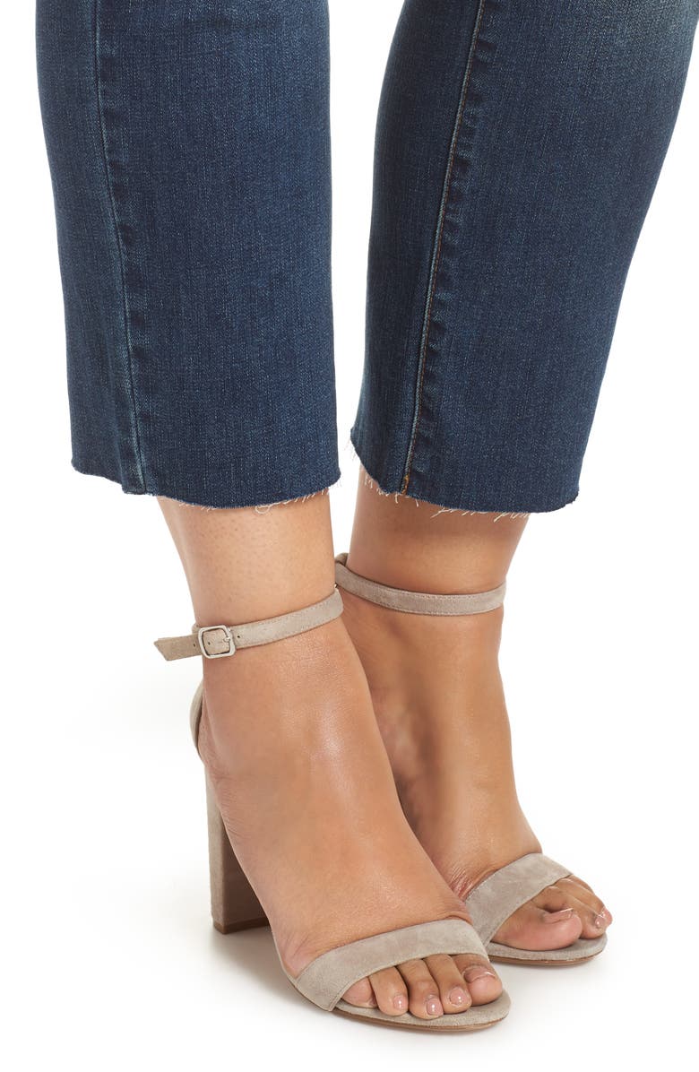 STS Blue Cara Cuffed Slim Straight Jeans, Alternate, color,