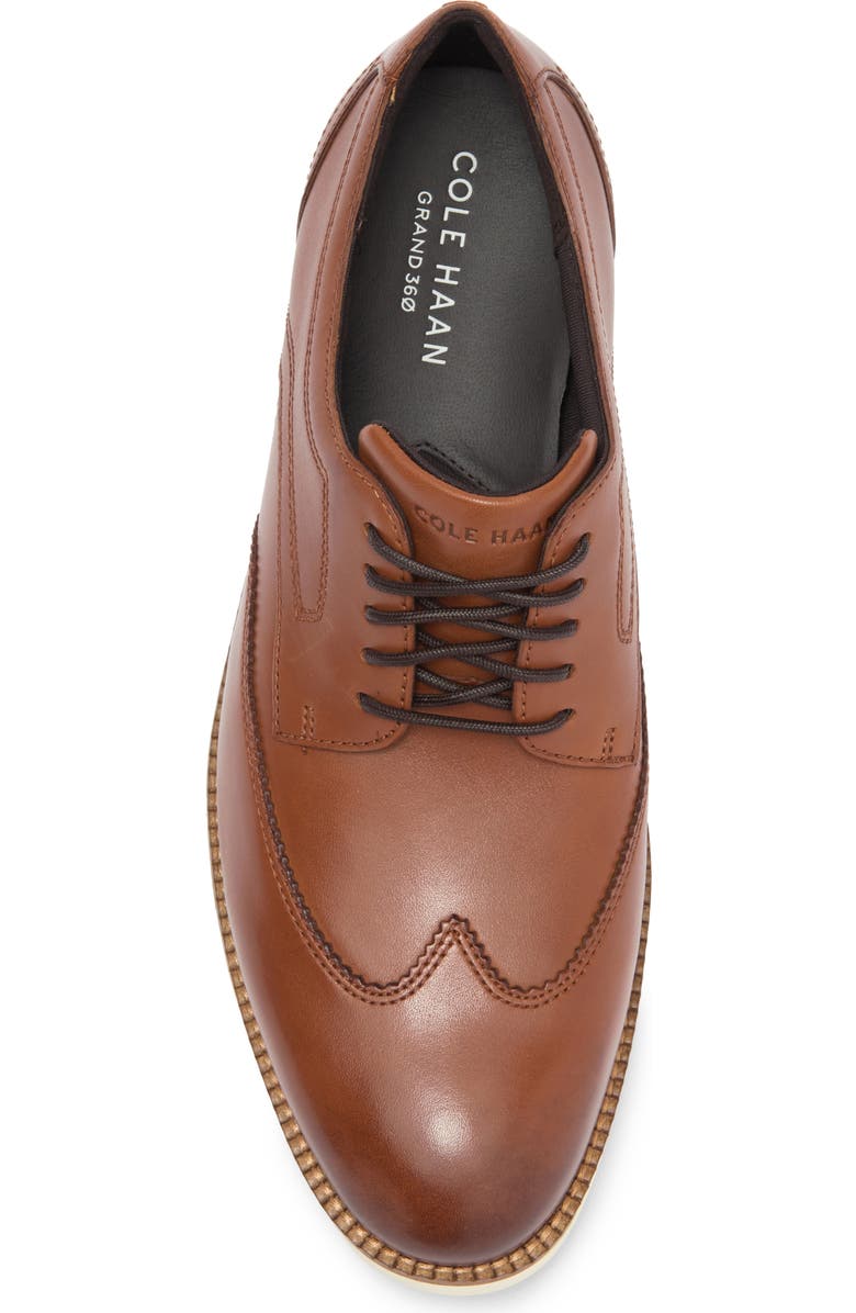 Cole Haan FlexGrand 360 Wingtip Derby, Alternate, color, British Tan / Ivory