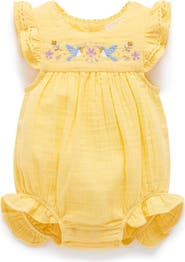 Purebaby Embroidered Bodysuit