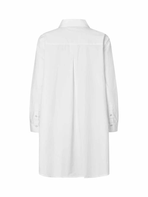 Masai Copenhagen Maingebeth Long Sleeve Oversize Shirt In White