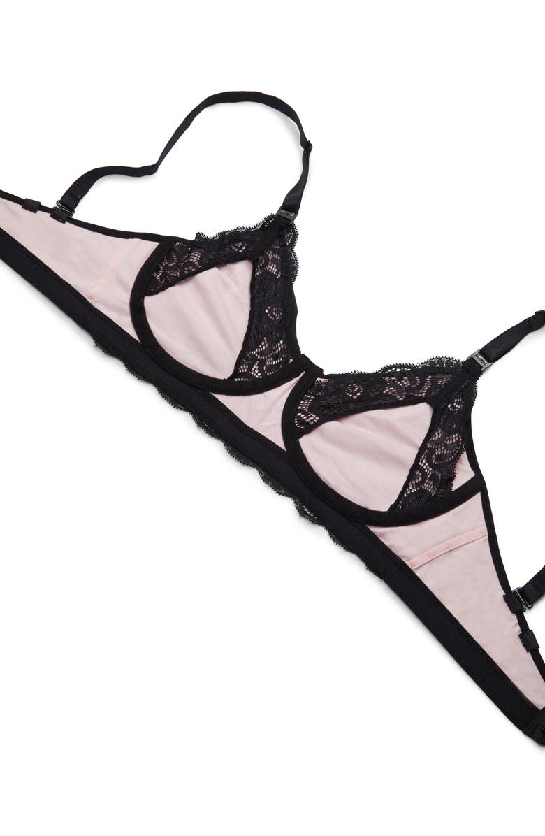 Belabumbum Mesh & Lace Nursing Bra, Alternate, color,