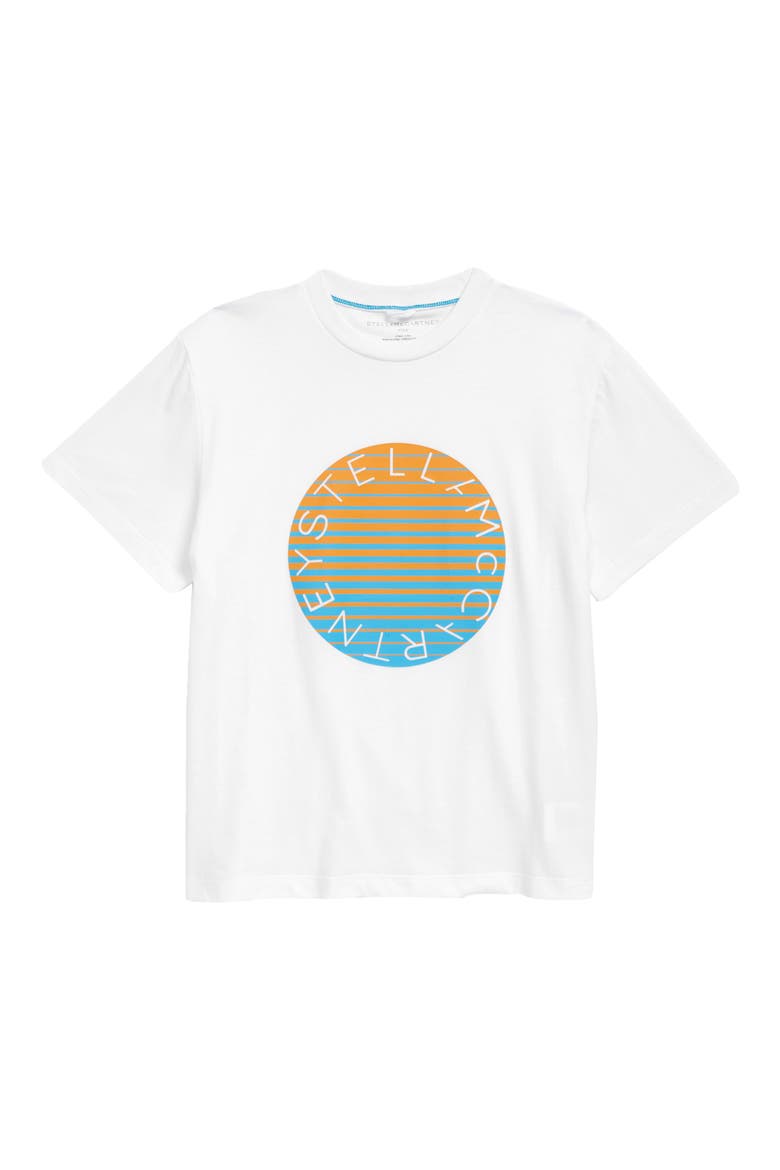 Kids' Logo Graphic Tee, Main, color, 101 WHITE