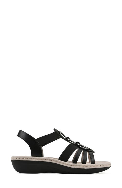Cliffs By White Mountain Caselyn Sandal In Black Nubuck