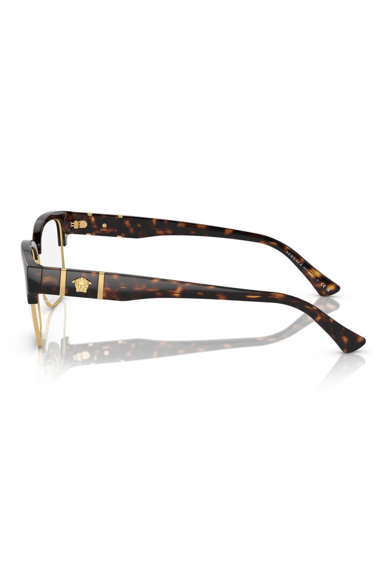 55mm Square Optical Glasses, Alternate, color, HAVANA