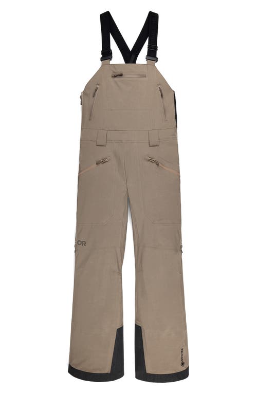 Outdoor Research Hemispheres Team Waterproof Ski Bibs In Brown