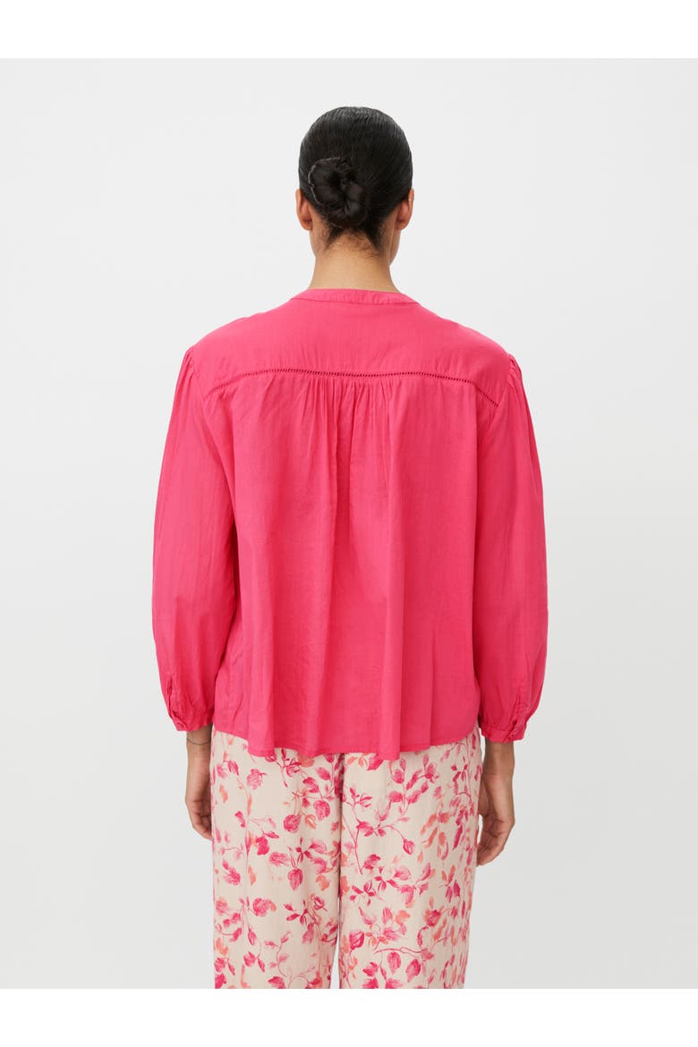 MaIlvianne Pintuck Detail Blouse, Alternate, color, Carmine