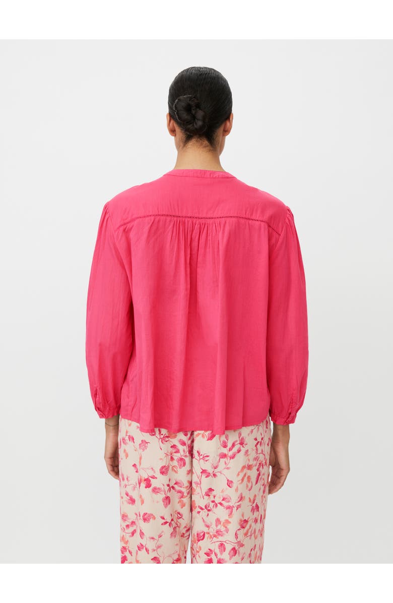 Masai Copenhagen MaIlvianne Pintuck Detail Blouse, Alternate, color, Carmine