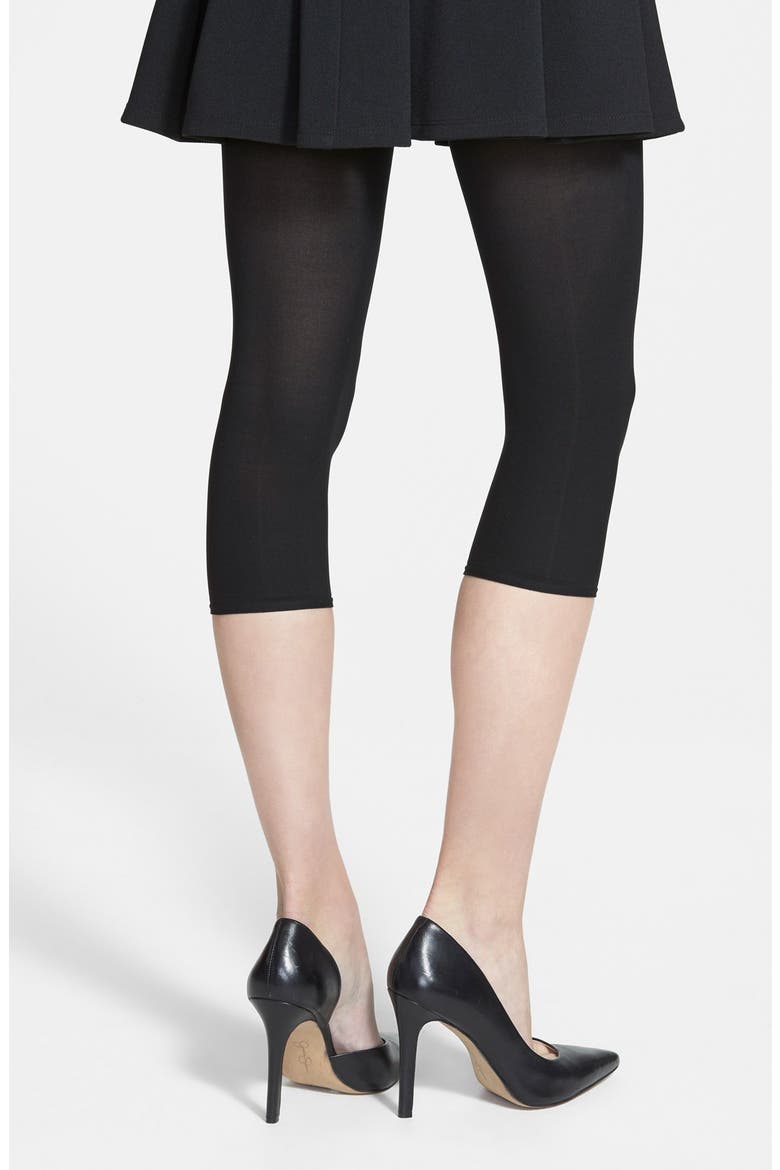 Footless Tights, Alternate, color, BLACK