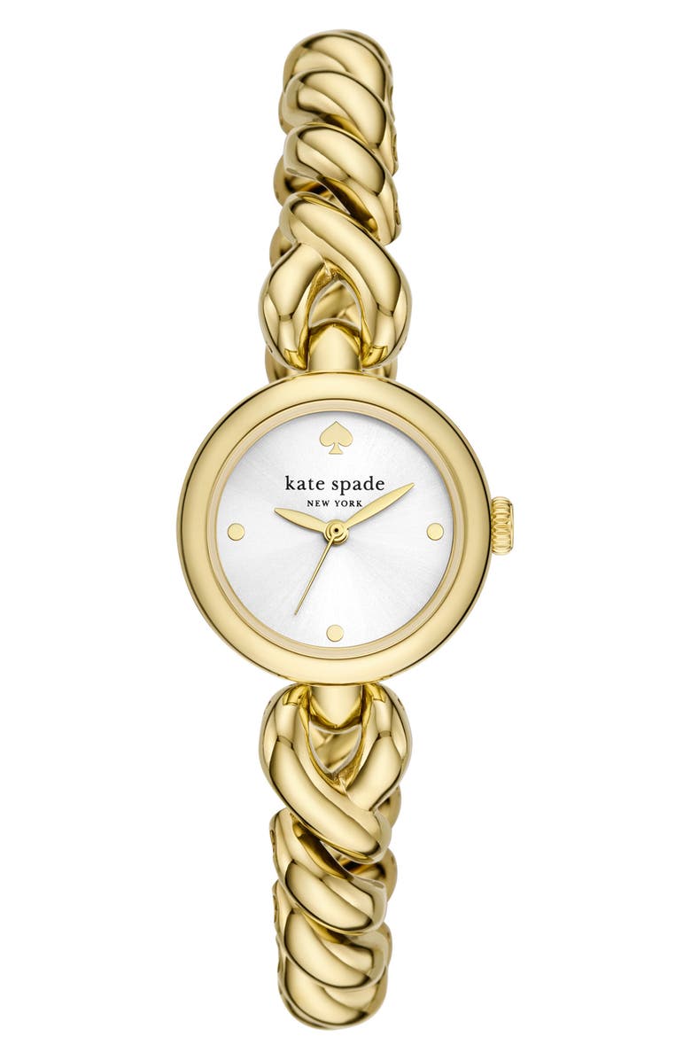Kate Spade New York monroe bracelet watch, 24mm, Main, color, Gold
