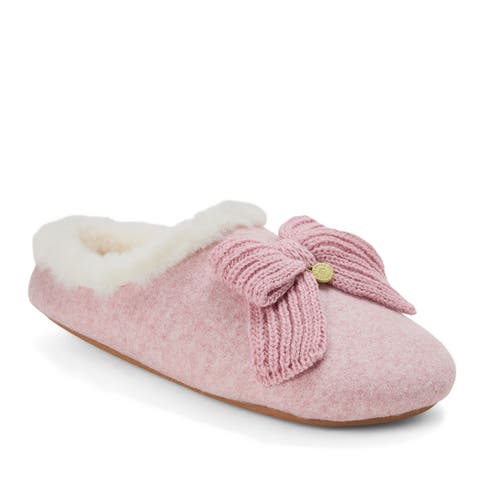 Josie Knit Clog Slipper with Bow (Women)