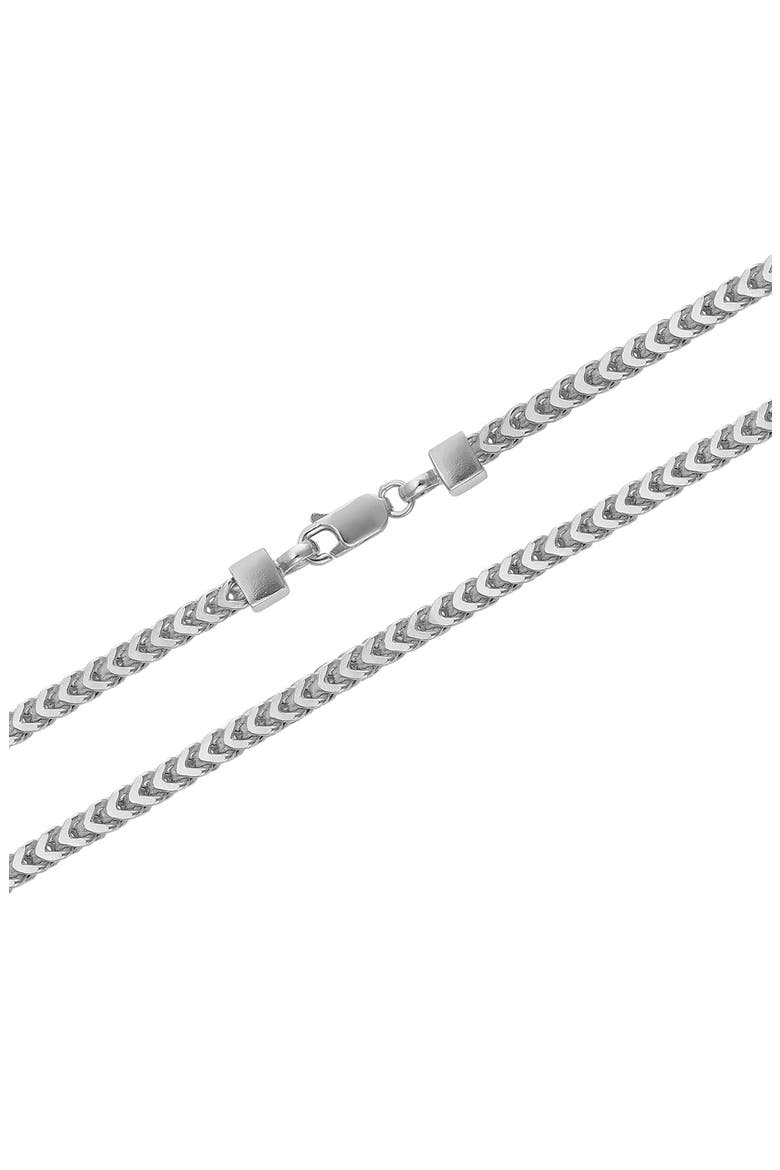 Sterling Silver Curb Link Necklace, Alternate, color, SILVER