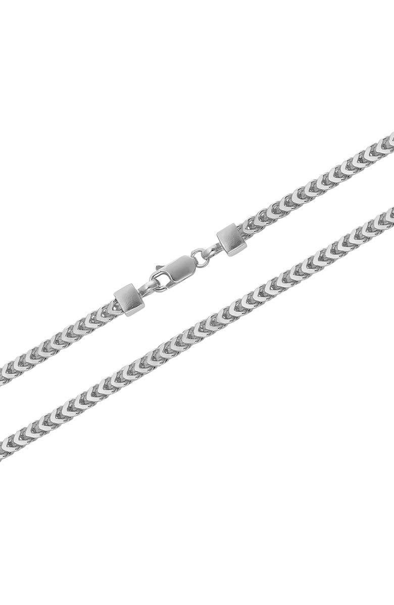 BEST SILVER Sterling Silver Curb Link Necklace, Alternate, color, Silver