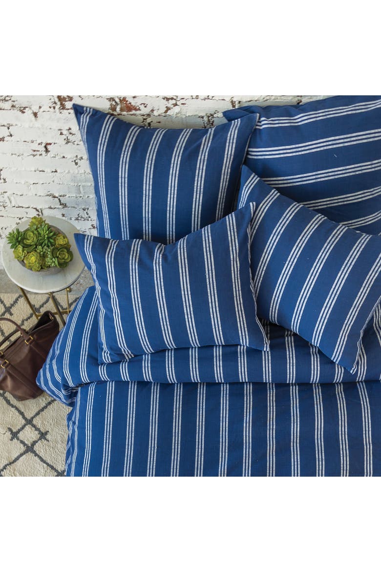 Perry Duvet Cover, Alternate, color, Blue