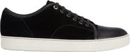 Lanvin DBB1 Leather And Suede Sneakers