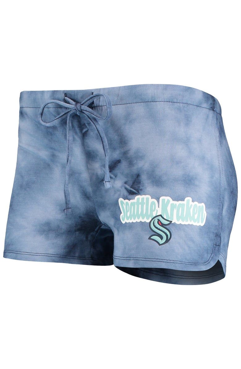 CONCEPTS SPORT Women's Concepts Sport Deep Sea Blue Seattle Kraken Billboard Racerback Tank Top & Shorts Set, Alternate, color, 