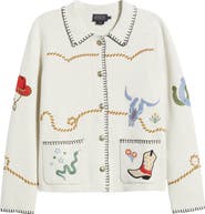 Pendleton Souvenir Merino Wool & Cotton Cardigan
