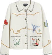 Pendleton Souvenir Merino Wool & Cotton Cardigan