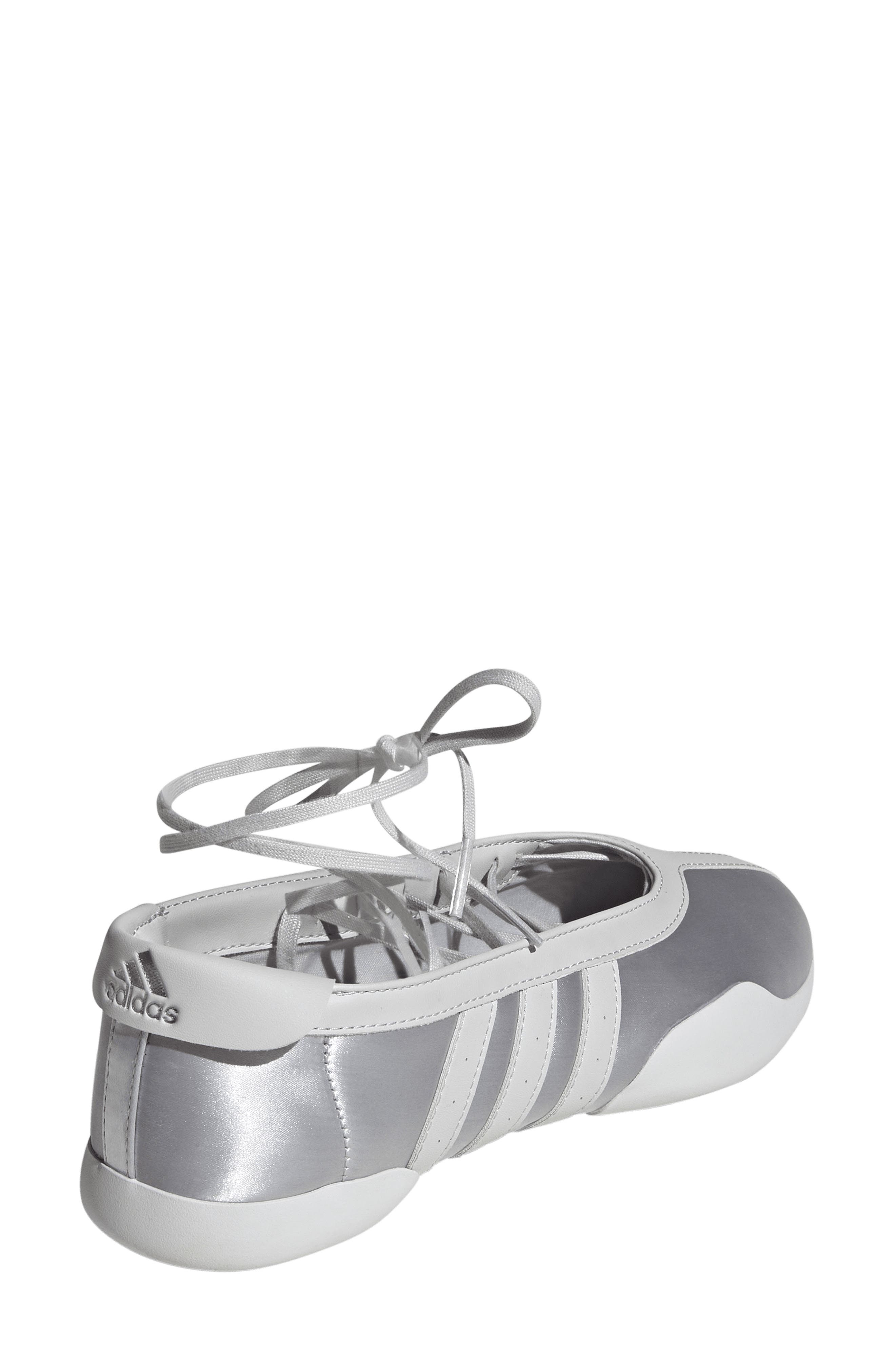 Taekwondo Mei Ballet Flat, Alternate, color, SILVER/ GREY ONE/ WHITE