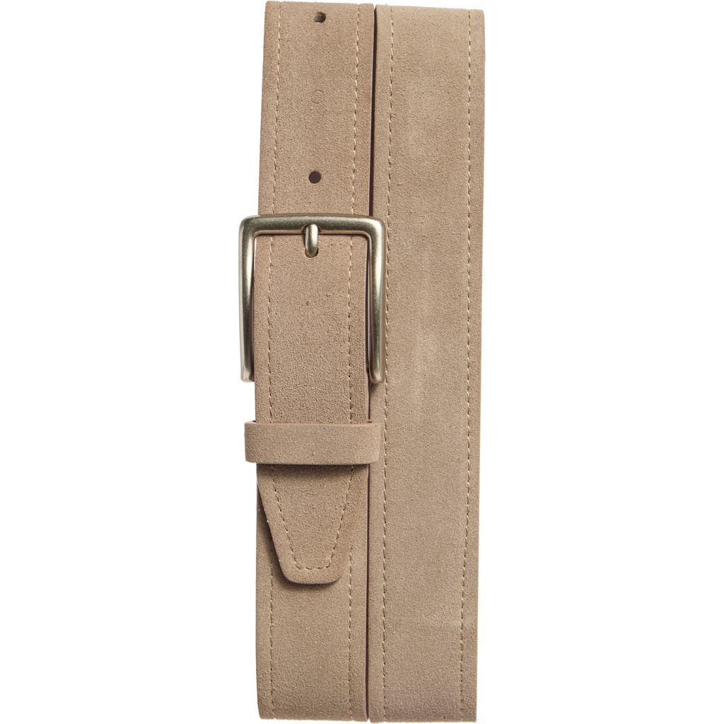 Nordstrom Rack Zion Suede Belt In Brown