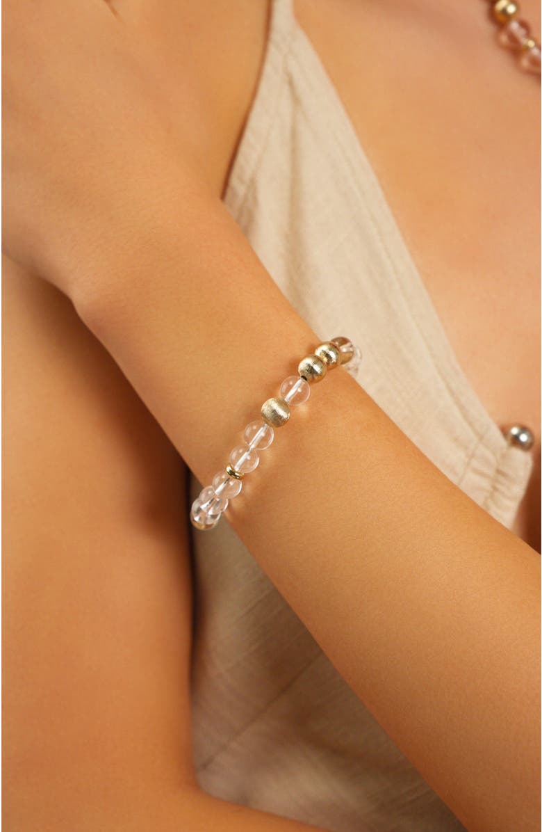 RC RETRO CHIC Eden Seed Dew Bracelet, Alternate, color, Gold & Crystal Clear"