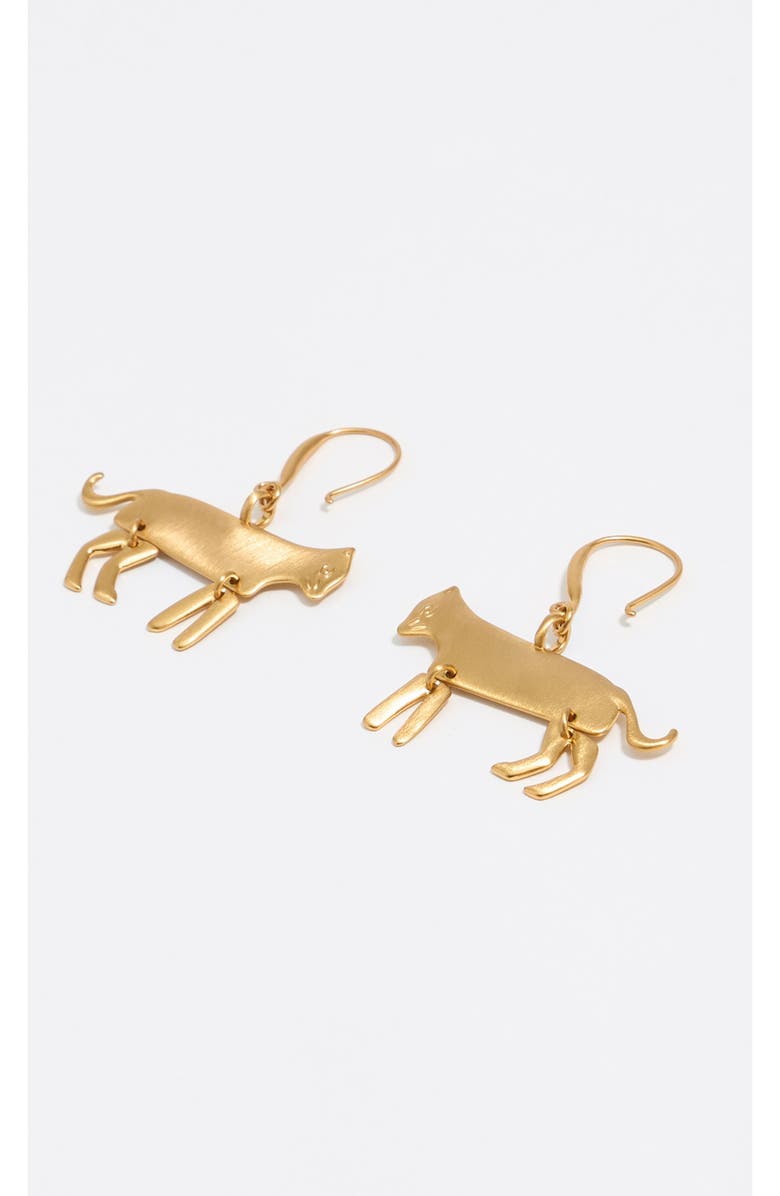 Bimba y Lola Metal Motif Hook Earrings, Alternate, color,
