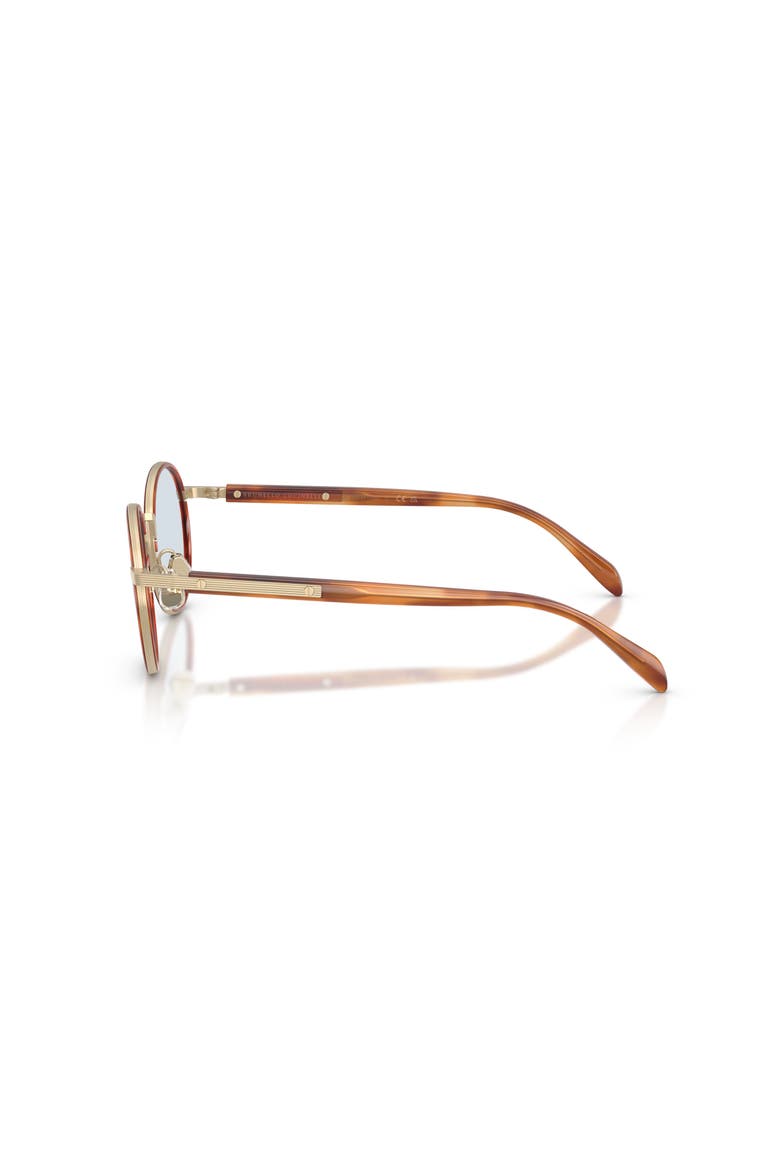 48mm Round optical glasses, Alternate, color, Gold