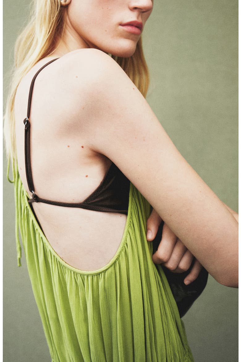 Ocean Halter Maxi Dress, Alternate, color, GREEN