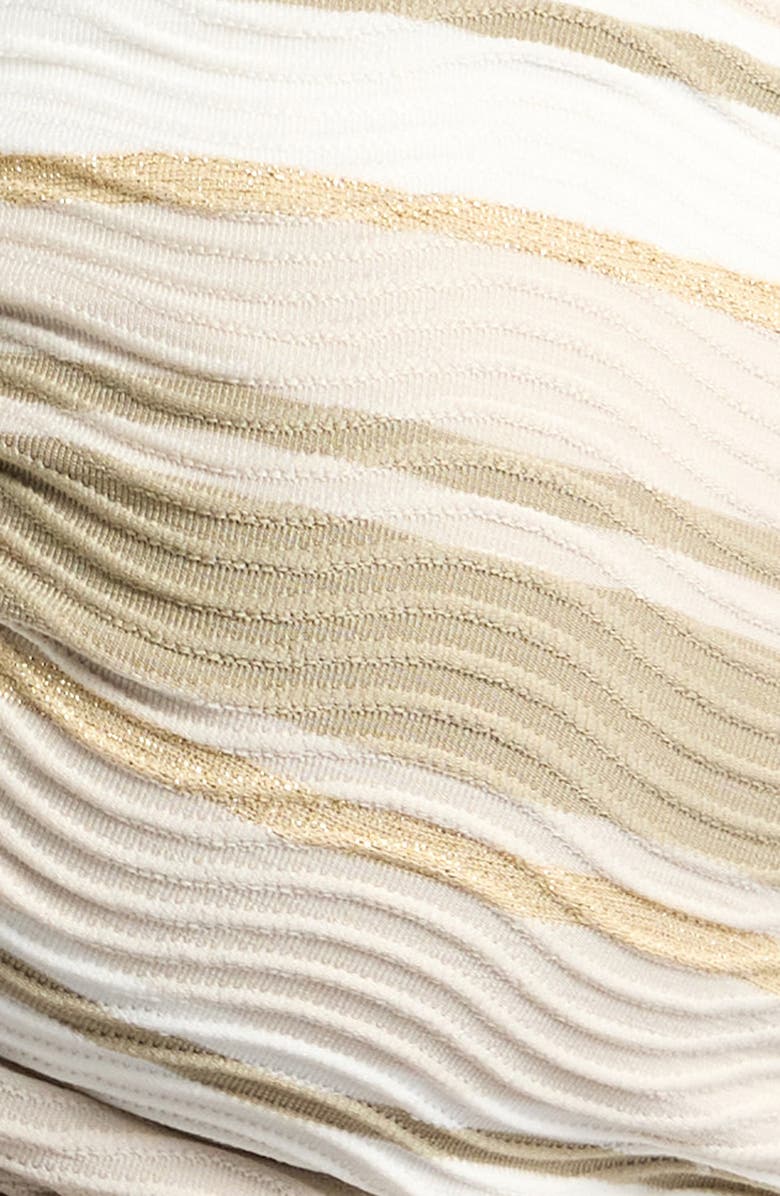 Ramy Brook Marie Stripe Bikini Top, Alternate, color, Sandstone Stripe