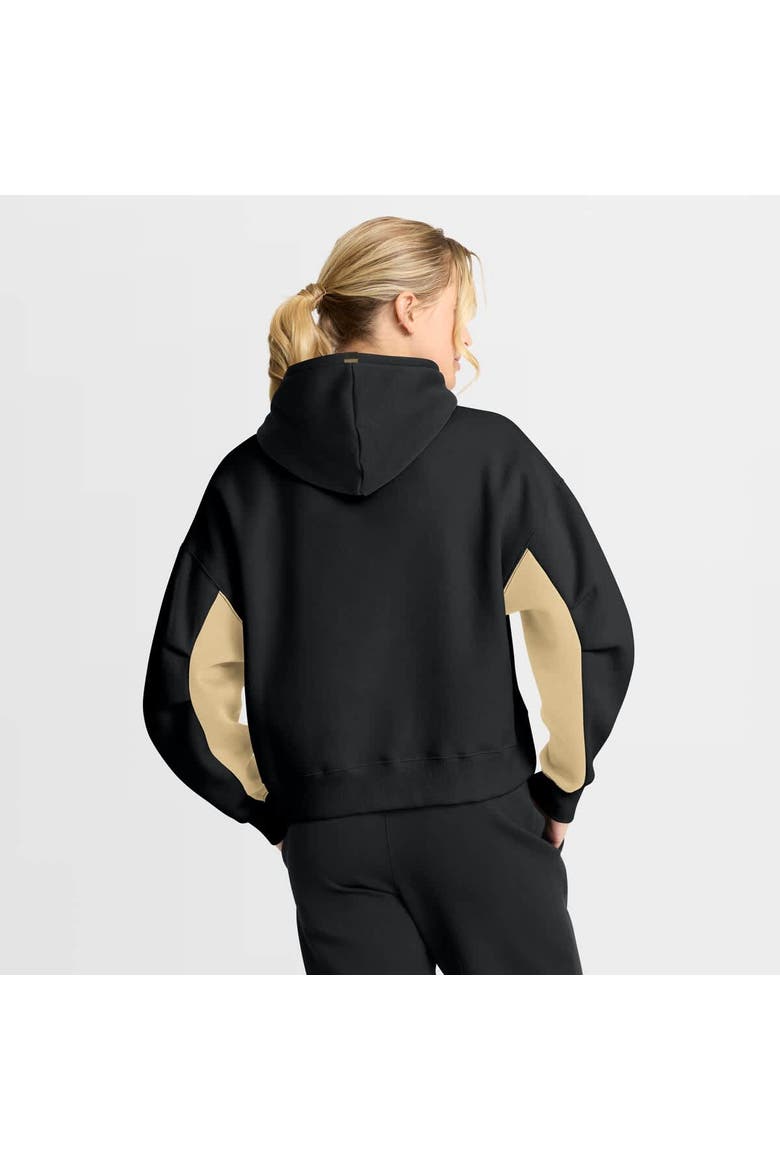 Women's Fanatics Black Vegas Golden Knights Back Check Boxy Hoodie, Alternate, color, Black