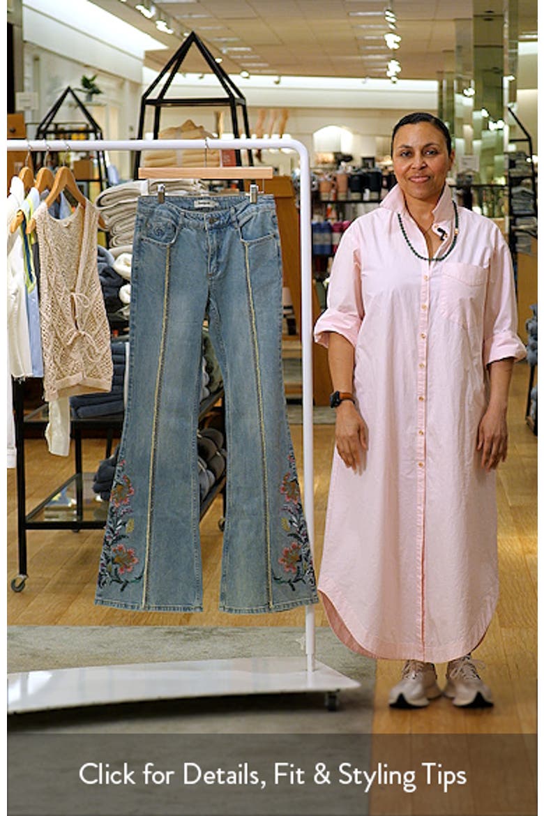 Embroidered Flare Jeans video