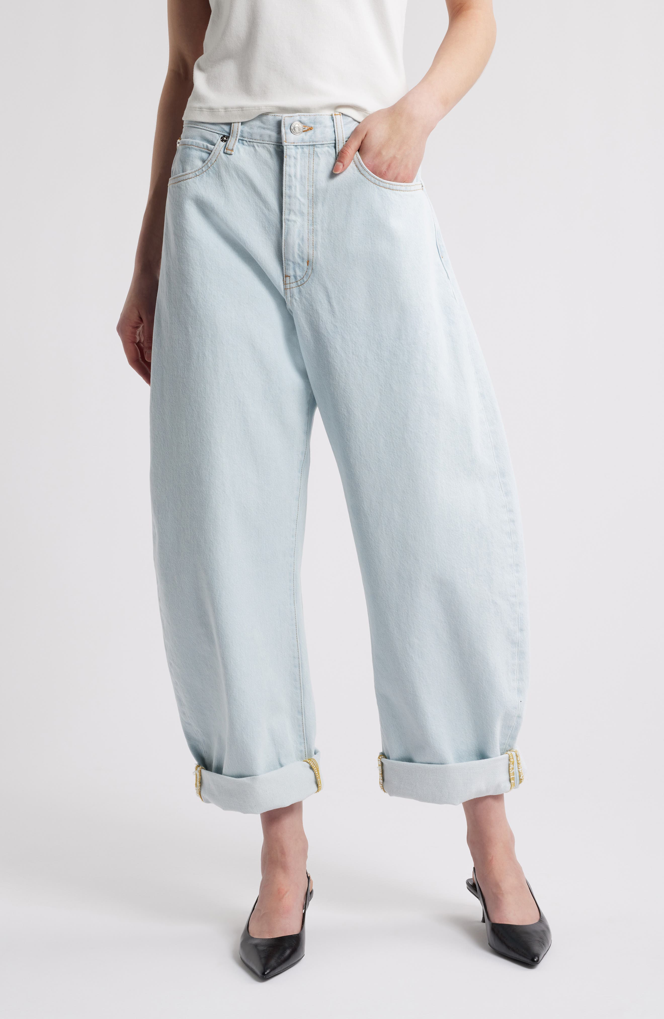 FRAME The Bubble Jeans