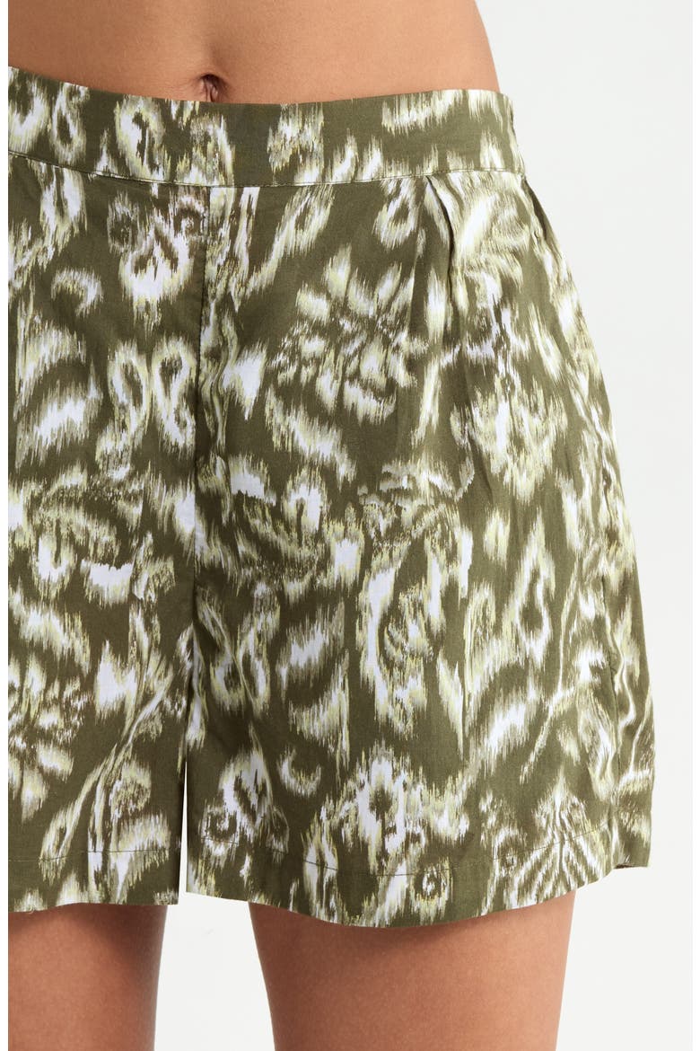 Printed Shirt and Shorts Cover-Up Set, Alternate, color, MULTI