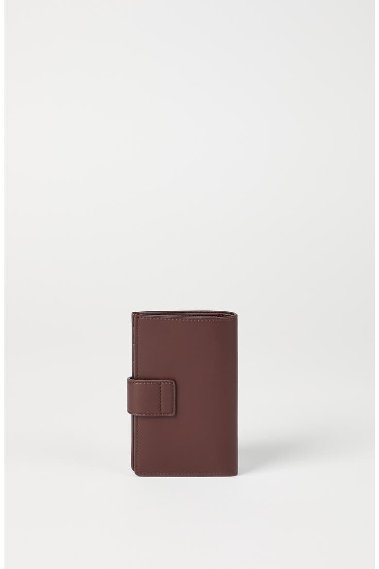 Calfskin wallet, Alternate, color, Brown