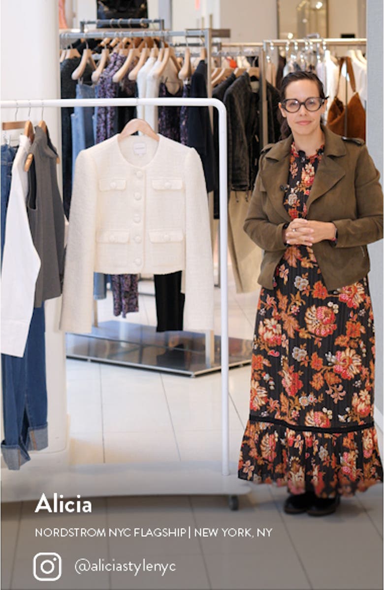 The Emily Bouclé Crop Jacket, sales video thumbnail