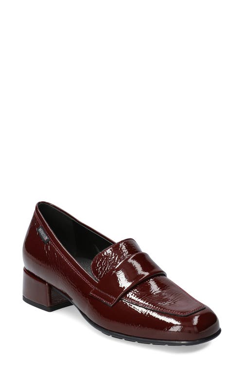 Mephisto Josephine Loafer In Burgundy