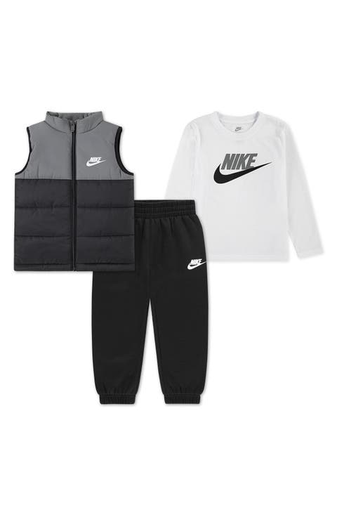Kids' Long Sleeve T-Shirt, Vest & Joggers Set