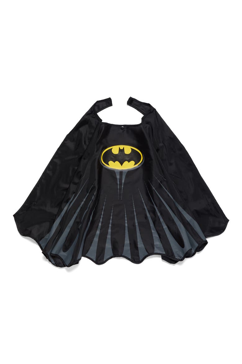 Batman Everlasting Hooded Raincoat, Alternate, color, BLACK