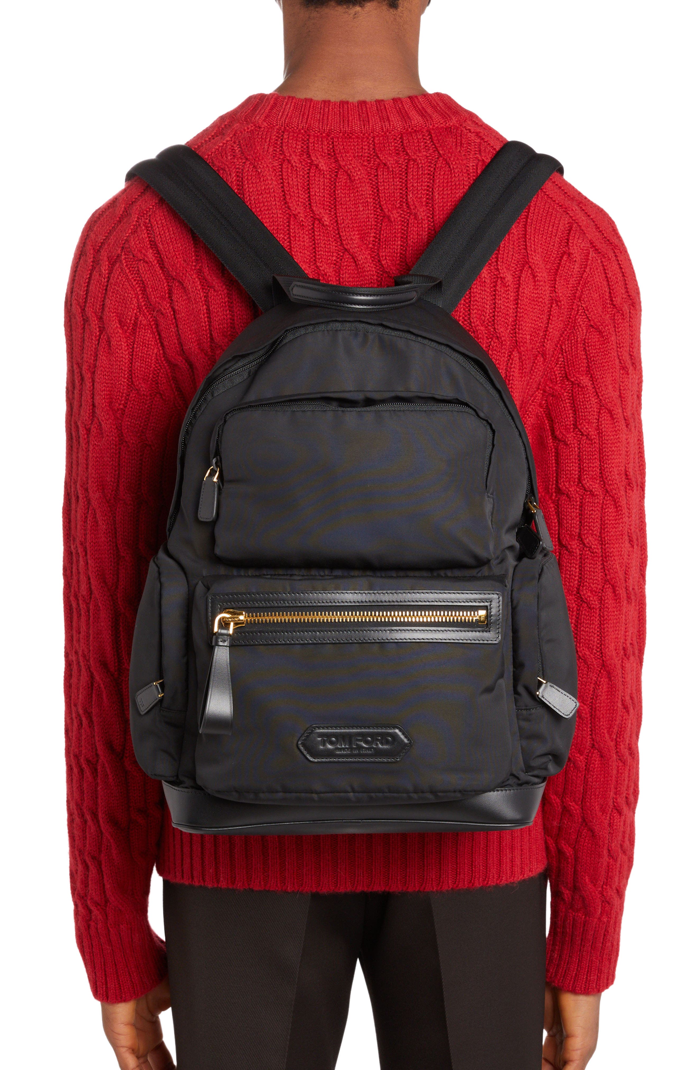 TOM FORD Recycled Nylon Backpack, Alternate, color, 