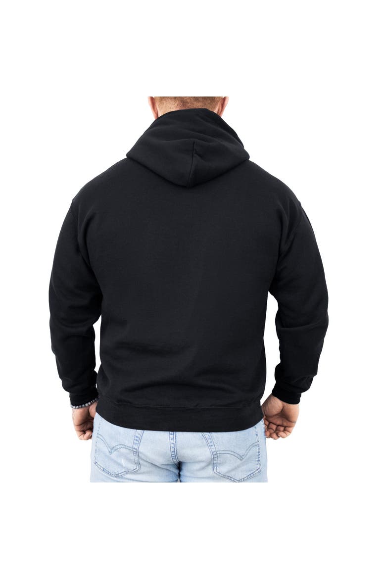 Santa Claus Initials Hoodie, Alternate, color, Midnight