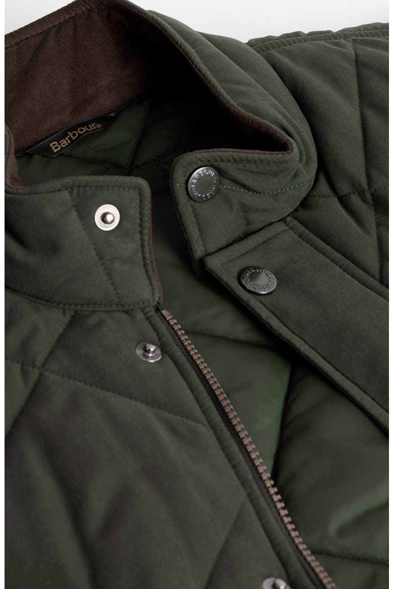 Winter Lowerdale Quilted Vest, Alternate, color, DARK OLIVE