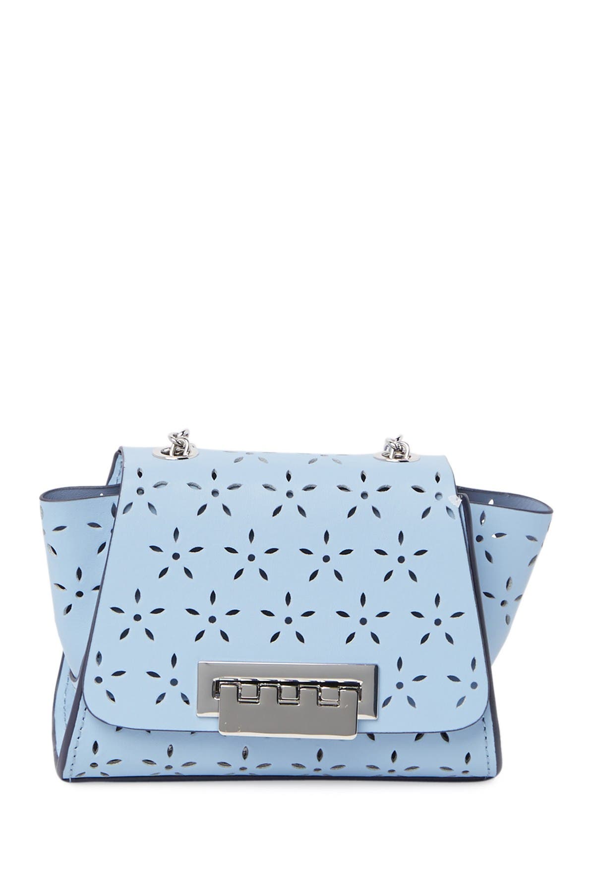 ZAC Zac Posen Eartha Mini Chain Leather Crossbody, Alternate, color, 