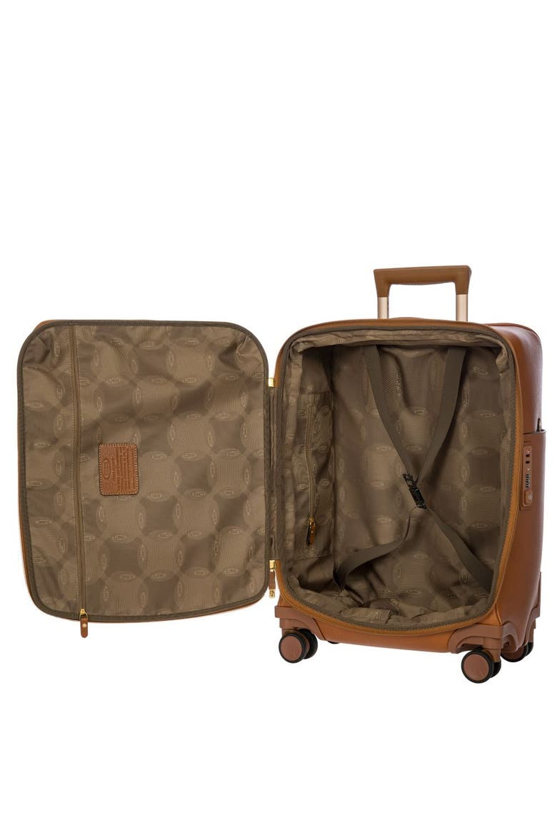 Life Pelle Softside 21" Carry On Spinner Luggage, Alternate, color, Cognac