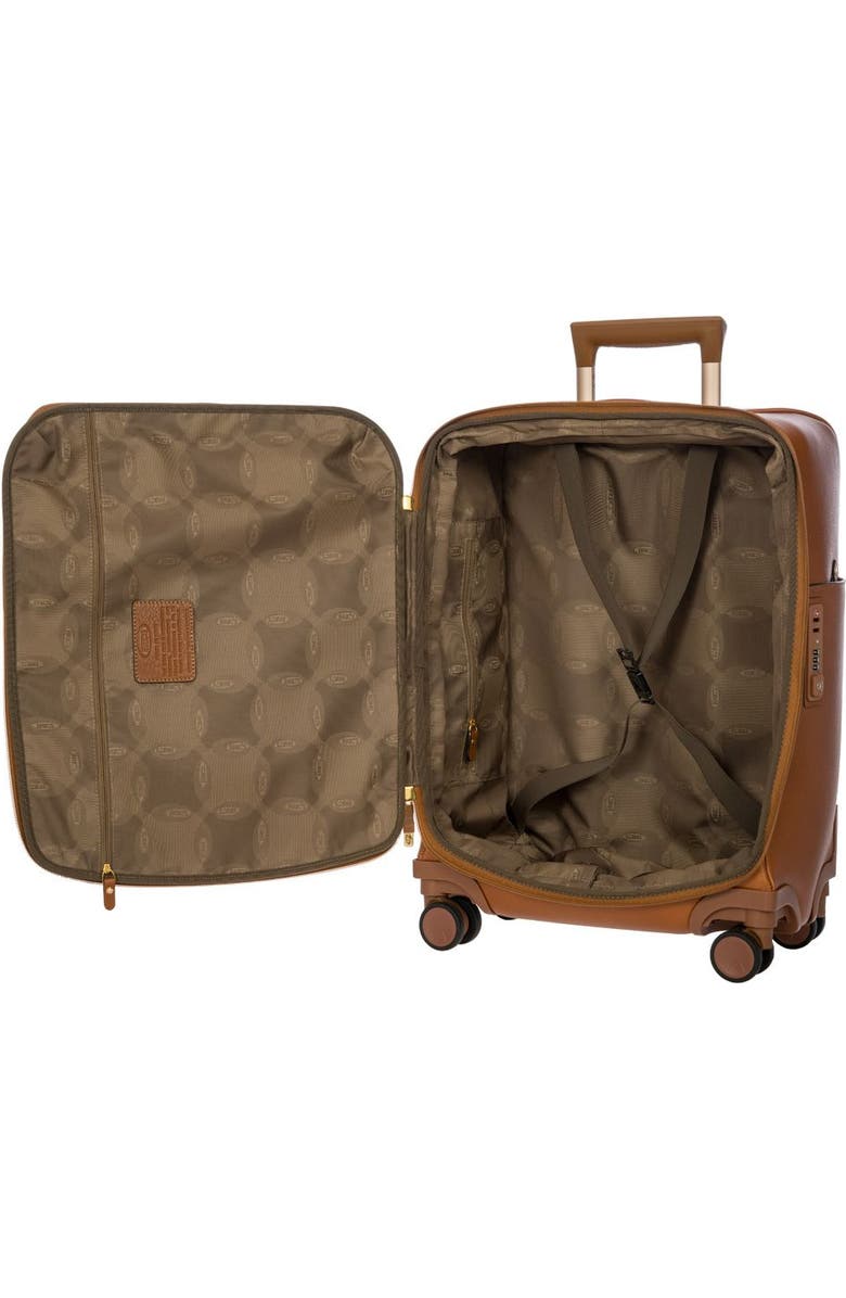 Bric's Life Pelle 21" Carry-On Spinner, Alternate, color, Cognac