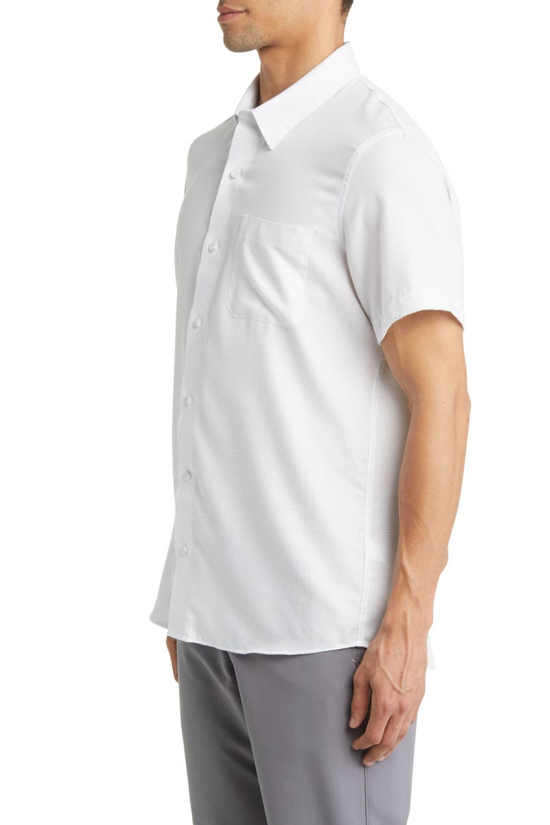 Little Leary Button-Up Shirt, Alternate, color, HEATHER LIGHT GREY