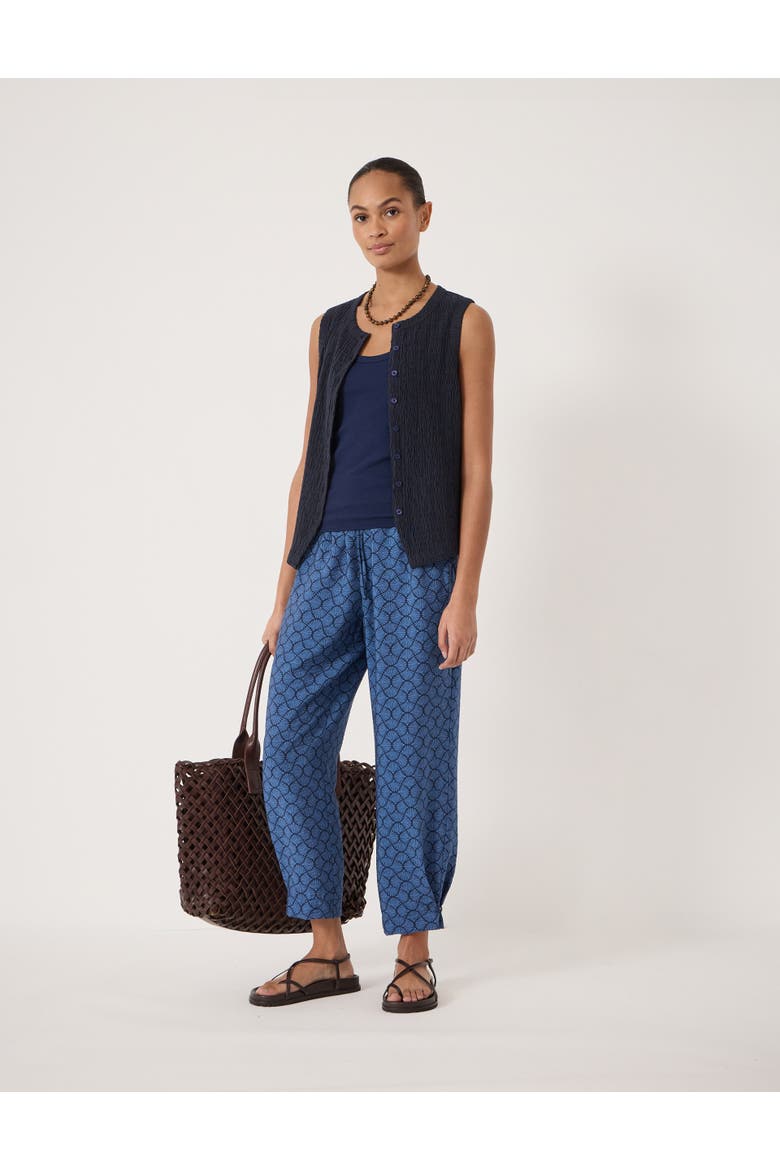 Vrai Air Flow Ankle Grazer Pants, Alternate, color, Seashell Navy