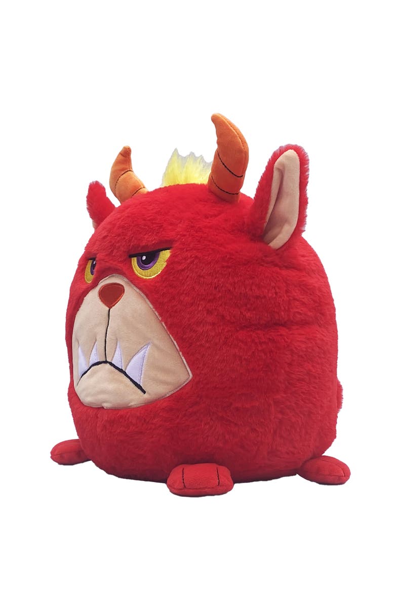 Hangry Petz Rogue Monster 12 Inch Red Animal Plush, Alternate, color, Multicolored