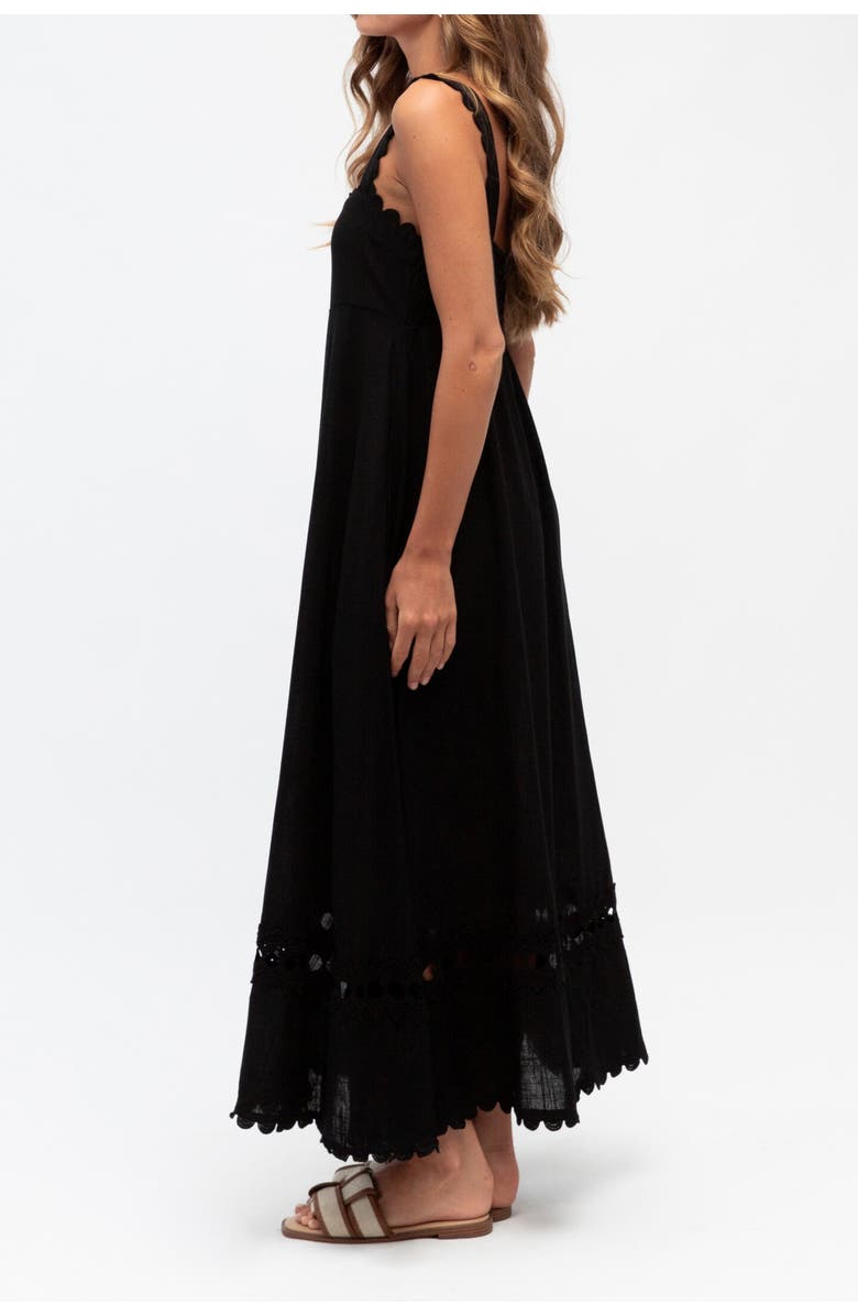 Label of Love Allegra Maxi Dress, Alternate, color, Black