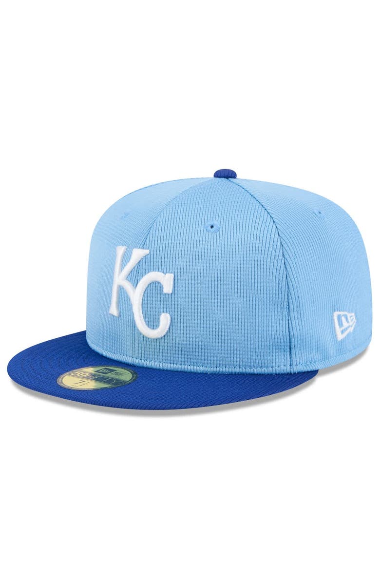 New Era Men's New Era  Light Blue/Royal Kansas City Royals 2025 Spring Training 59FIFTY Fitted Hat, Alternate, color, 