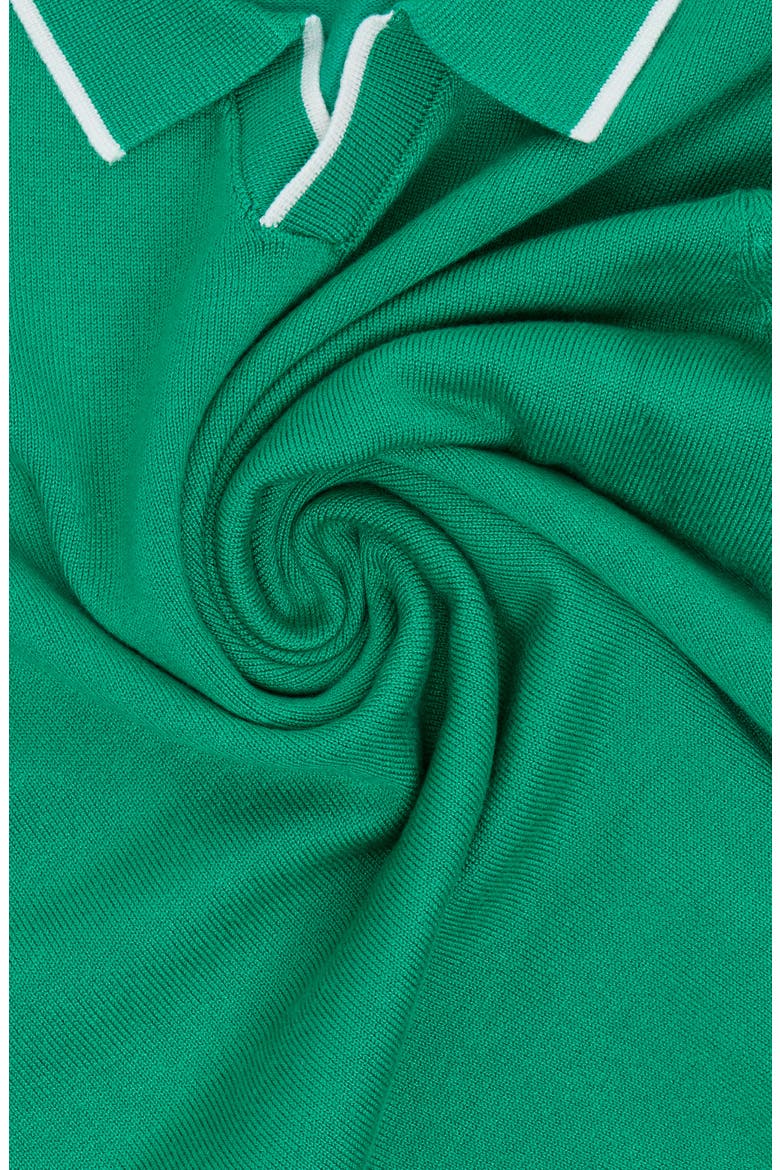 Kids' Johnny Collar Polo Sweater, Alternate, color, SAGE