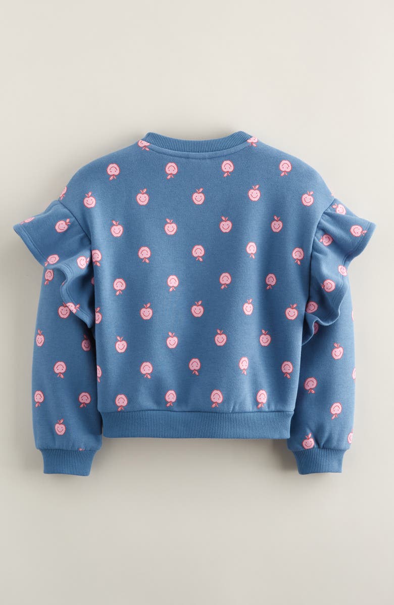 Tucker + Tate Kids' Ruffle Crewneck Sweatshirt, Alternate, color, 